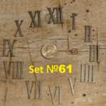 1 Or 2 Or 3 Inch Roman Numerals Numbers Clock Set 1 12 Laser Etsy