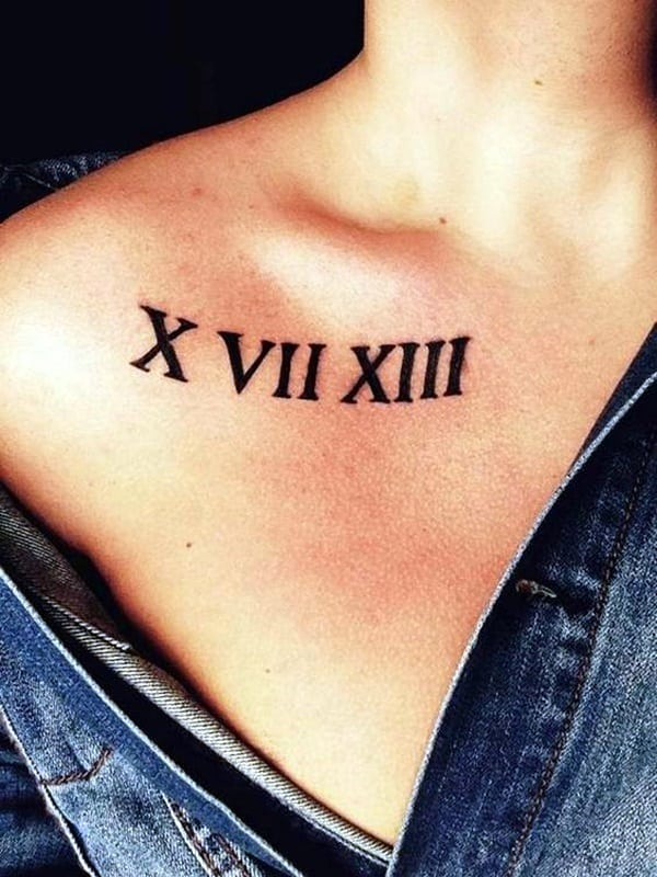 101 Cool And Classic Roman Numerals Tattoo Designs