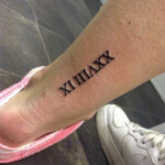 36 Exquisite Roman Numeral Tattoo Designs TattooBlend