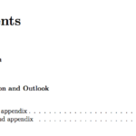 Appendices Appendix Divider Page Roman Numbering TeX LaTeX Stack