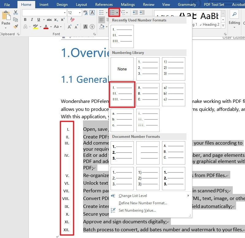 C mo Insertar N meros Romanos En Word