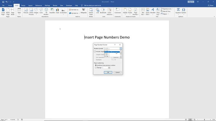 Change Page Numbers To Letters Or Roman Numerals In Word 2019 Roman 