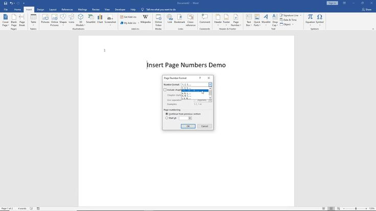 Change Page Numbers To Letters Or Roman Numerals In Word 2019 Roman