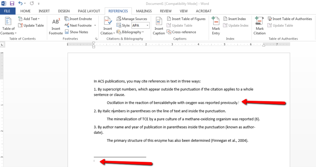 Citations Chemistry Research Guide LibGuides At University Of 