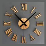 Creative DIY Wall Clock Modern Design Living Room Clocks Vintage Retro