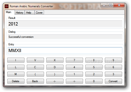 Download Roman Arabic Numerals Converter 1 0 0 1