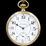 Gold 1901 WALTHAM 15 Jewel Pocket Watch Grade 220 Roman Numerals 12s