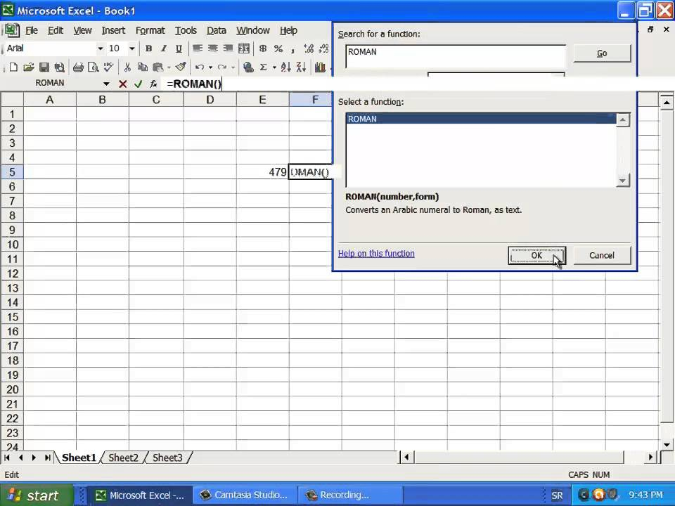 How To Convert Ordinary Number In Roman In Excel Formula ROMAN YouTube