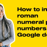 How To Insert Roman Numeral Page Numbers In Google Docs YouTube