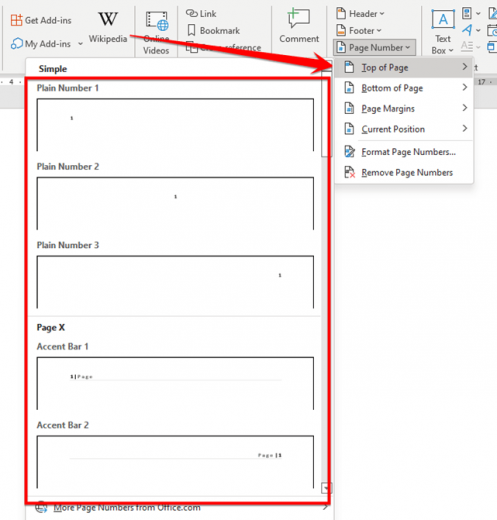 How To Insert Roman Numerals And Page Numbers In Word Software Accountant