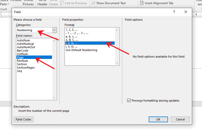 How To Insert Roman Numerals In MS Word OfficeBeginner