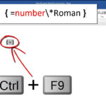 How To Print Roman Numbers In Word 2016 How To Type Roman Numbers In