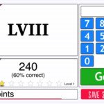 I Can Read Roman Numerals To 100 Interactive Game Lesson ID 096