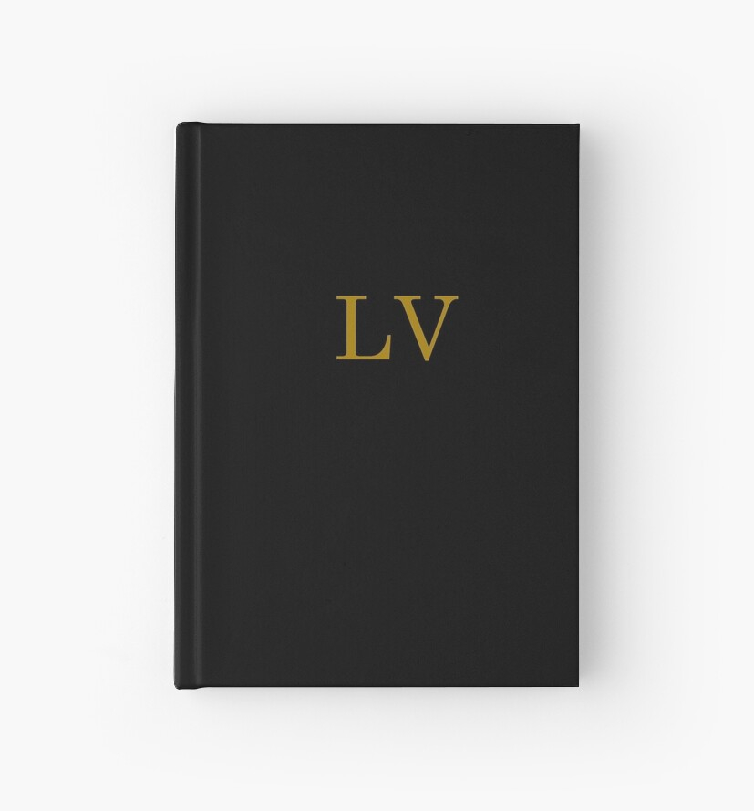 Number 55 Roman Numeral LV Roman Numbers Hardcover Journal By