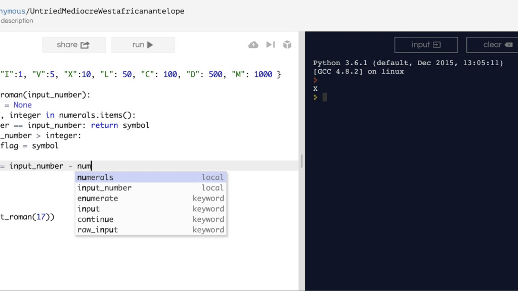 Python 3 6 Roman Numerals Kata Recursive Solution YouTube