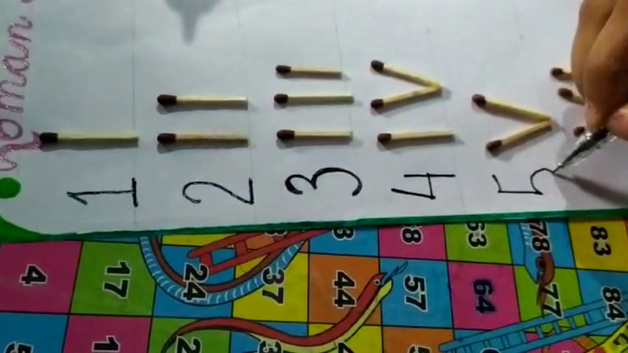 Roman Number With The Help Of Match Sticks YouTube