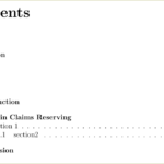 Roman Numbering In Table Of Contents Using Report TeX LaTeX Stack