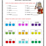 Roman Numerals Activity For 3