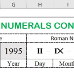 Roman Numerals Converter For Dates Excel Template Software Accountant