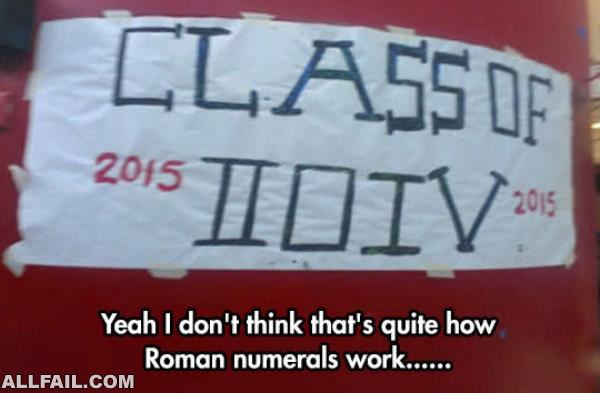 Roman Numerals Funny Fail Pictures