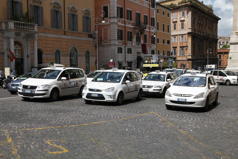 Rome Taxi Editorial Photo Image Of Transport Transportation 24089611