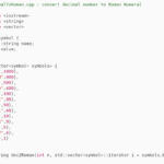 Simple Decimal to Roman Numerals In C Codepad