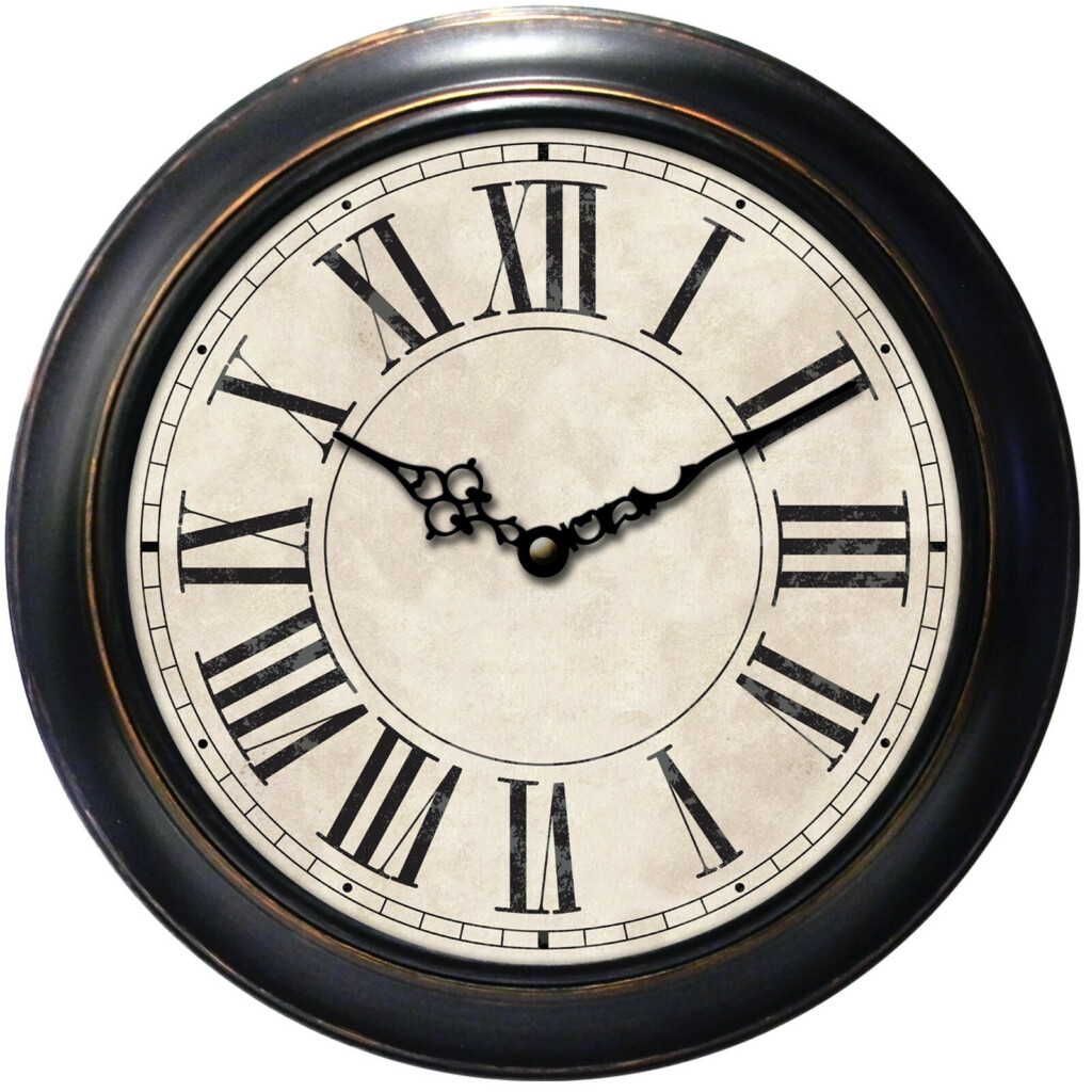 Three Posts Decorative Home 18 Classic Roman Numeral Wall Clock 