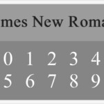 Times New Roman Font Number Stencil Number Stencils Stencils Online