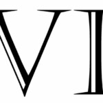 VI Roman Numerals Vinyl Decal EBay