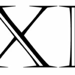 XI Roman Numerals Vinyl Decal EBay