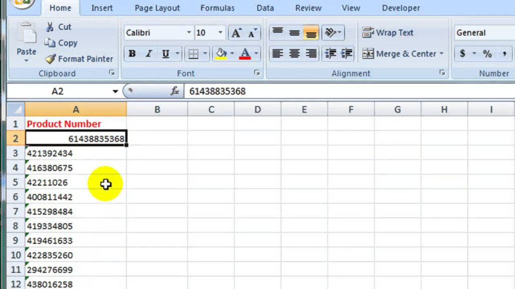 How To Convert Text To A Number In Excel 2007 YouTube