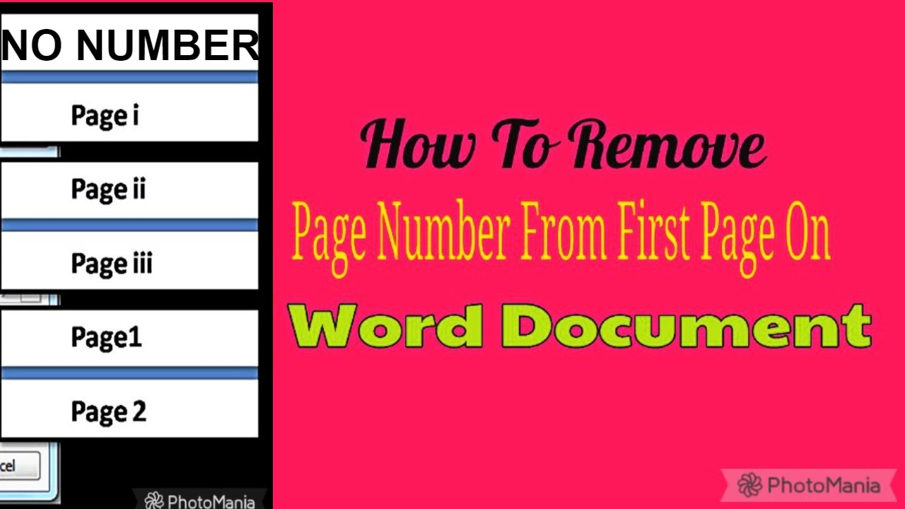 How To Number Pages In Word Using Both Roman Numerals And Numbers YouTube