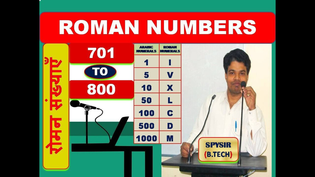 Roman Numerals 701 800 YouTube