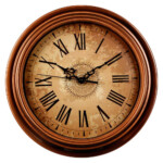 12 Inch Silent Non Ticking Round Wall Clock Decorative Vintage Style