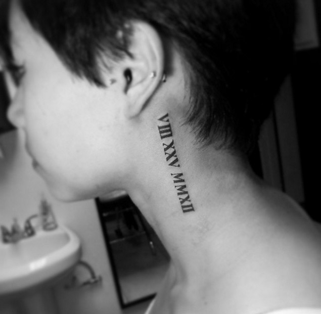 36 Exquisite Roman Numeral Tattoo Designs TattooBlend