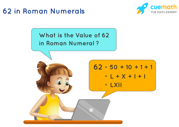 62 In Roman Numerals How To Write 62 In Roman Numerals 