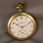 Antique Elgin Pocket Watch Illinois Watch Co Gold Filled Case Open