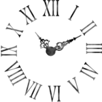 Clipart Clock Roman Numerals Clipart Clock Roman Numerals Transparent