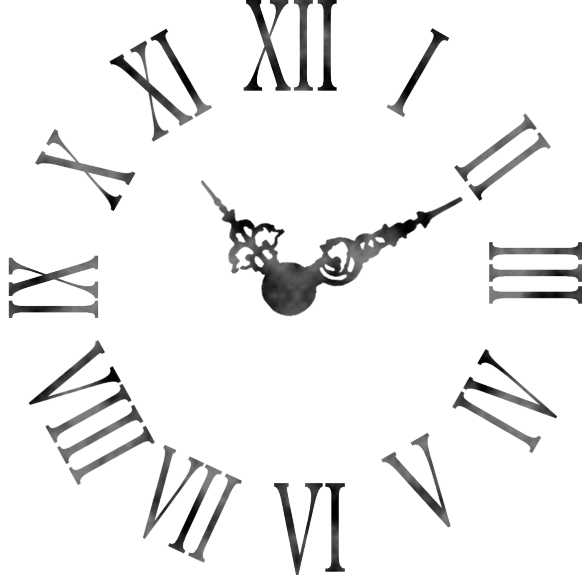 Clipart Clock Roman Numerals Clipart Clock Roman Numerals Transparent 