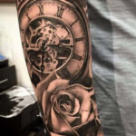 Clock Tattoos For Men Watch Tattoos Pocket Watch Tattoos Clock Tattoo