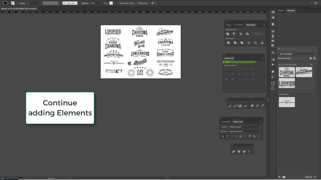 Creating New Adobe Illustrator Library For Creative Market Assets YouTube