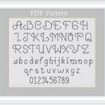 Cross Stitch Letters Cross Stitch Alphabet Pattern Cross Stitch Font