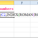 How To Convert Between Roman Number And Arabic Number In Excel