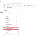 How To Get Times New Roman Font On Google Docs 2022