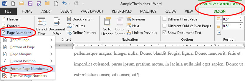 How To Insert A Page Number In Word With A Header In Word For Mac 