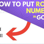 How To Put Roman Numerals In Google Docs YouTube