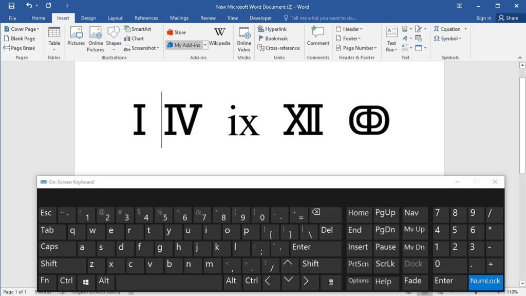 How To Type Roman Numerals On Keyboard How To Write Roman Numbers In 