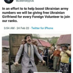 In An Effort To To Help Boost Ukrainian Army Numbers We Will Be Giving