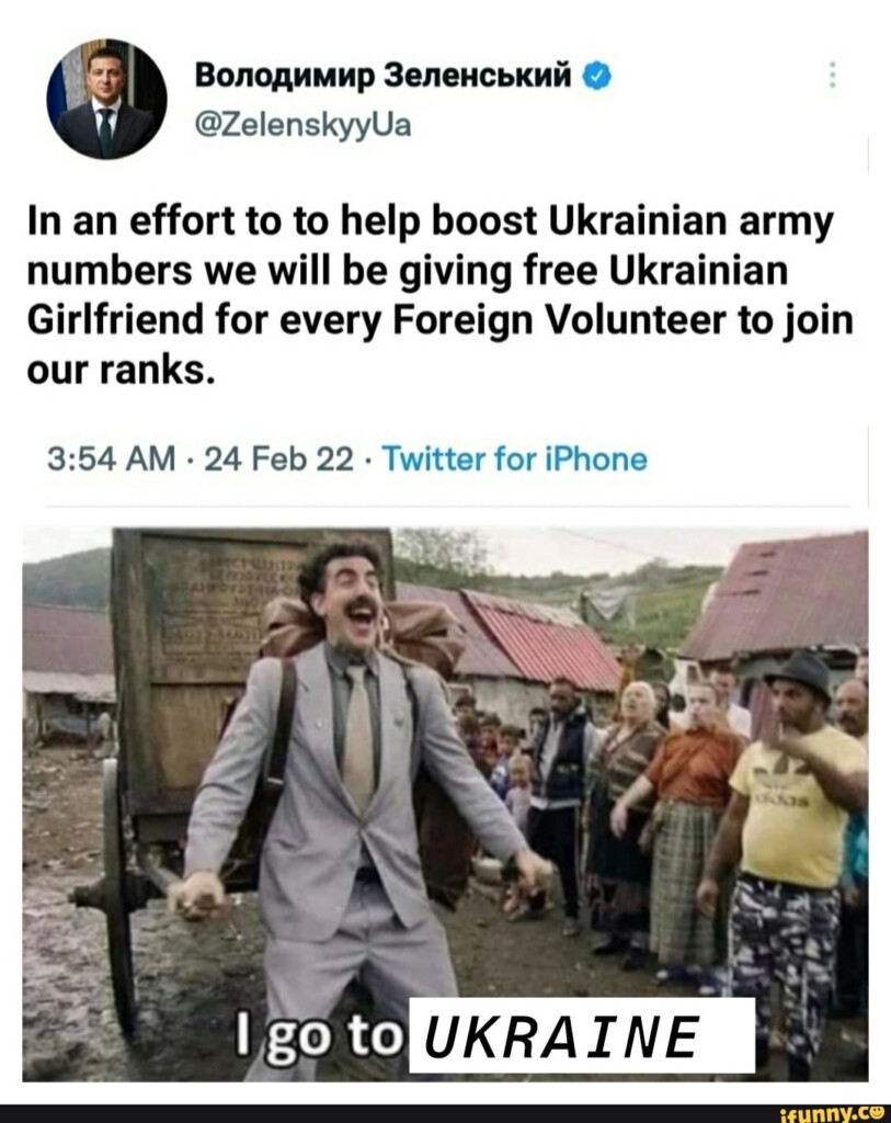 In An Effort To To Help Boost Ukrainian Army Numbers We Will Be Giving 