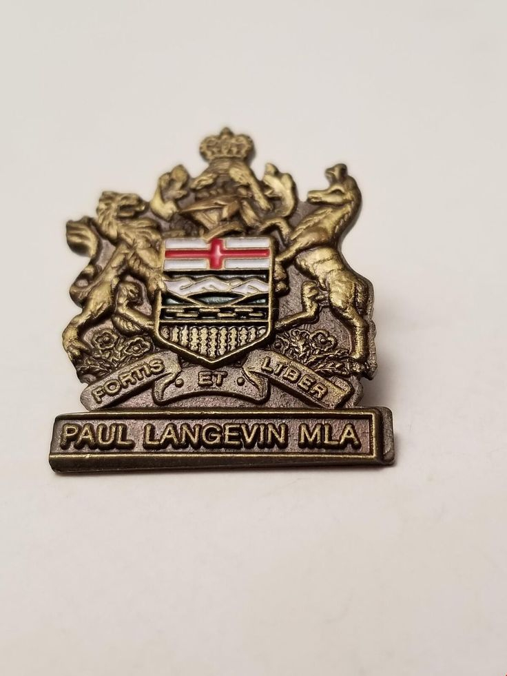 MLA Paul Langevin Member Of Legislative Assembly Alberta Lapel Pin 772